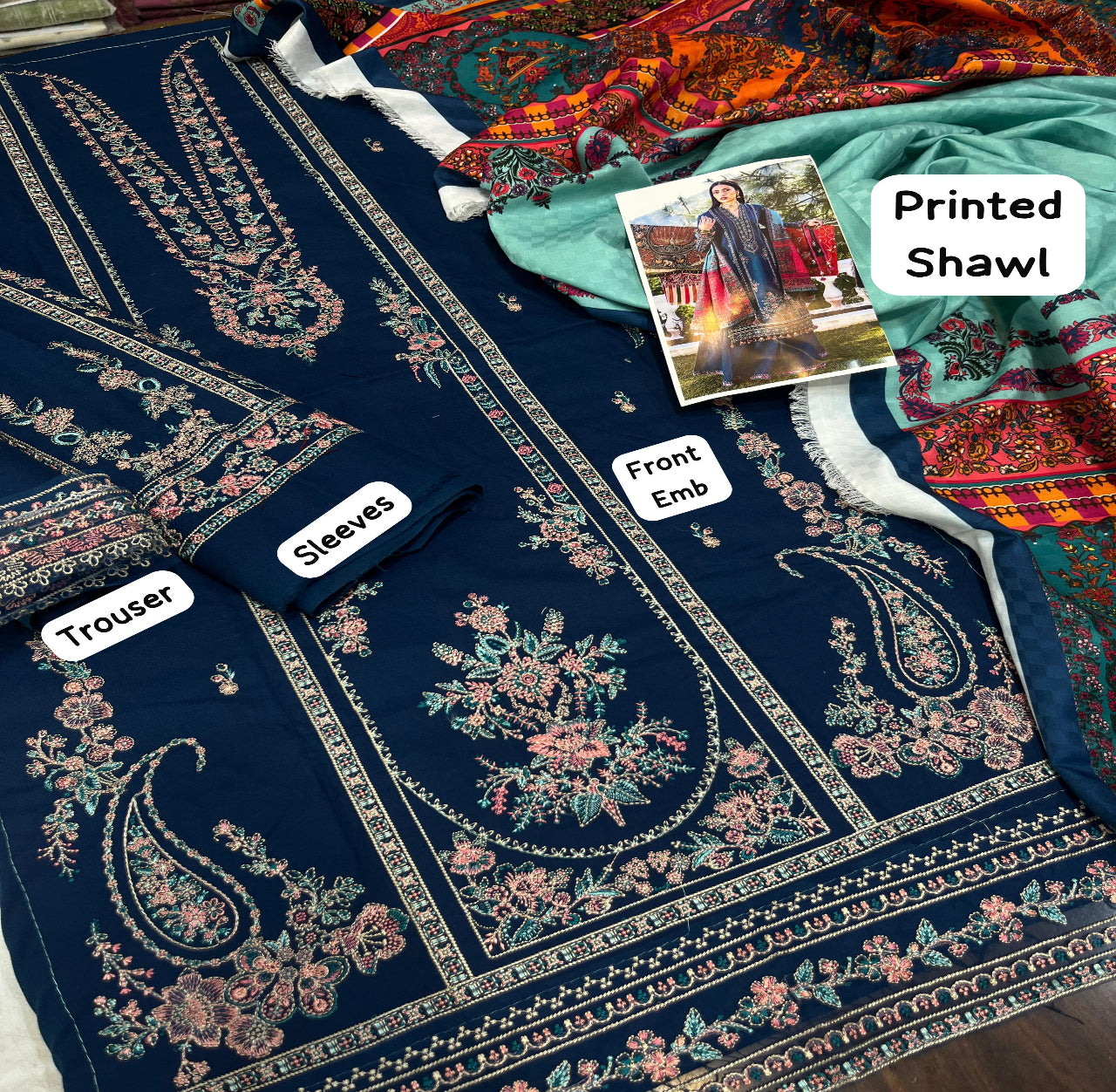 Dhanak with Pashmina wool  shawl